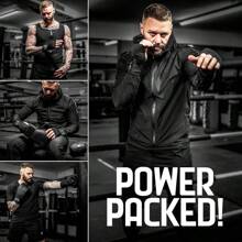 1 对专业成人男女通用拳击手套，适用于武术、跆拳道、MMA 训练 - 保护手、手指和手腕，支撑拳击、跆拳道、泰拳、沙袋、格斗运动和 MMA 健身房配件绷带运动胶带的关节、骨骼、肌肉和肌腱