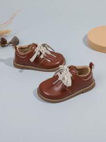 1 Pair Unisex Toddler Cute Princess Style Soft Sole Anti-Slip Casual Shoes, Suitable For Spring, Summer, Autumn, Winter