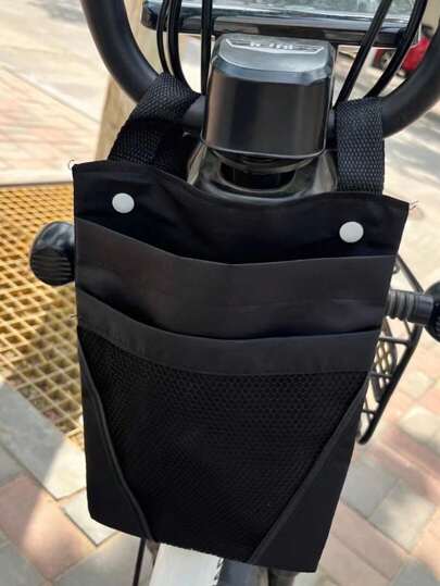 1PC Waterproof Cycling Front Storage Bicycle Bag, Mobile Phone Holder Bike Basket,Bike Phone Holder Front Storage Bag - Keep Your Phone Secure While Cycling