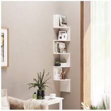 Estante Esquinero Flotante De 5 Niveles, Estante - Blanco - Ver 1