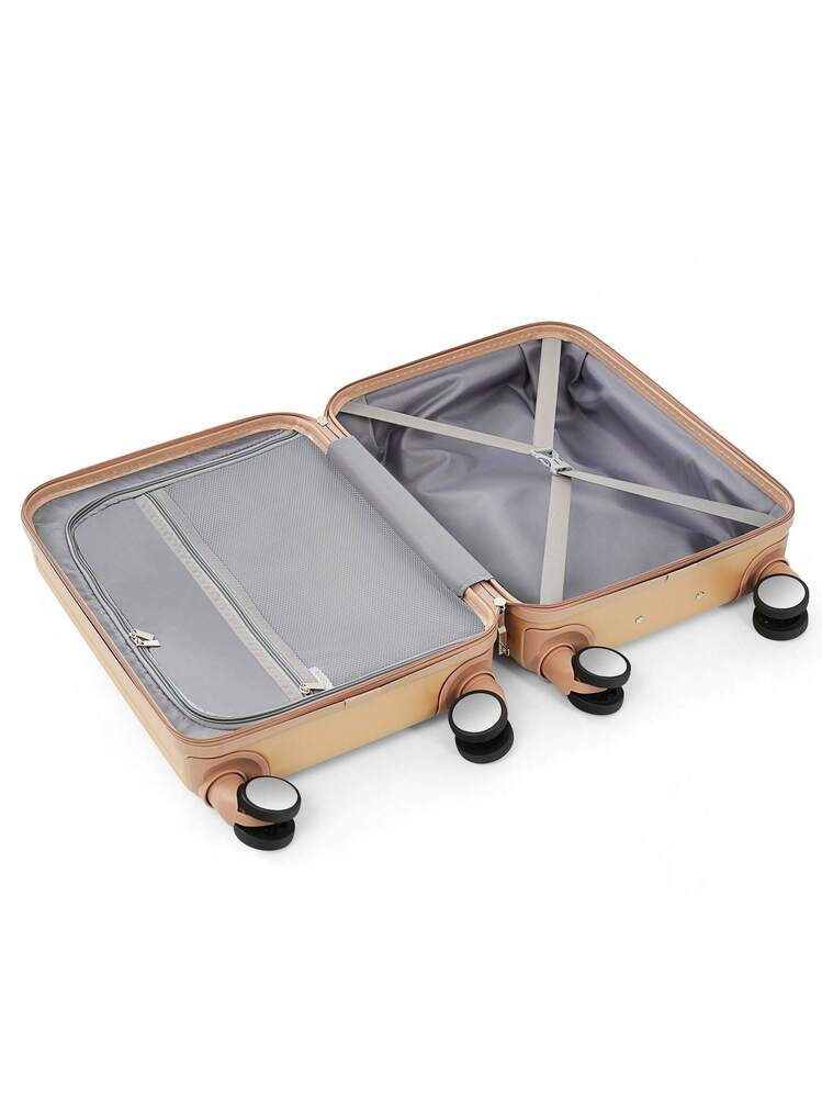 MERAX Front Opening 20-Inch Carry-On Luggage With Expandable