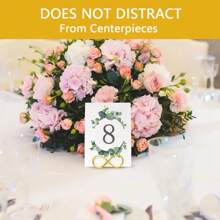 10 Chiếc Giá Giữ Số Bàn Vàng, Kẹp Thẻ Tên Ghế Cưới, Giá Để Thẻ, Dây Giữ Ảnh, Thích Hợp Cho Đám Cưới, Tiệc, Sinh Nhật - Vàng - Xem 9