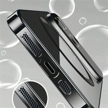 1 个黑色磁性镀层硬壳保护壳，带大窗口，玻璃相机镜头保护，透明 PC 硬壳，超薄，防指纹，防尘，防刮擦，兼容 iPhone 15 Pro/15 Pro Max/15 Plus/15/14 Pro/14 Pro Max/14 Plus/14/13 Pro/13 Pro Max/13/12 Pro/12 Pro Max/12/11 Pro Max/11/11 Pro - 黑色 - 查看 8