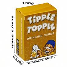 English All-Couples Drink Alcoholic Beverages Tipsy Game Tipple Topple Entertainment - Ginger - View 2