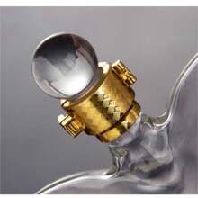 1 pièce Carafe en forme de cœur pour bouteille de vin, de whisky, de vodka, de saké, de shochu, décoration cadeau, convient pour l'eau potable, le lait, l'avoine, le thé, le jus, le petit-déjeuner, le café, les boissons, etc. Convient pour la cuisine, le restaurant, le bar, les fêtes, les réunions, les cadeaux pour petit ami, père, Noël, décoration de fête, anniversaire