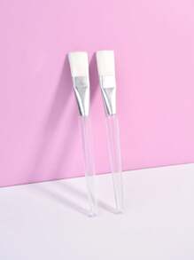 2 piezas Brochas para mascarillas faciales, cepillo de masaje facial, herramienta de belleza para el cuidado de la piel, fácil de usar y portátil - Multicolor - Ver 4