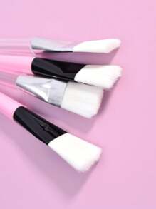 2 piezas Brochas para mascarillas faciales, cepillo de masaje facial, herramienta de belleza para el cuidado de la piel, fácil de usar y portátil - Multicolor - Ver 5