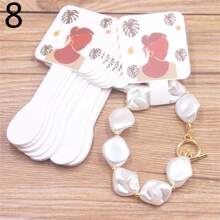 50pcs 10x4cm Paper Card Bracelet Keychain Display Card Handmate With Love Hairpin Earstuds Necklace Card - 10x4cm Necklace Card Packaging Card - View 21