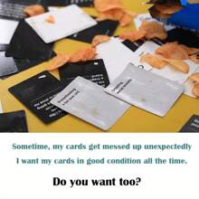 1000 Pieces Of Transparent Card Sleeves, 65mm X 91mm, Suitable For Standard TCG Board Game Cards, Perfect Fit - 透明 - 查看 2