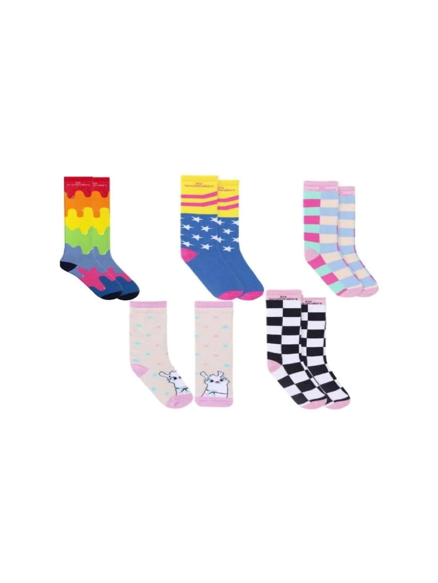 Children's 3/4 Fishnet Sock Kit In Cotton For Girls - Desenhadas Modinha - 彩色 - 查看 1