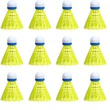 12pcs Foam Badminton Shuttlecock, Colorful Plastic Feather Shuttlecock, Durable Outdoor Training Nylon Feather Shuttlecocks - Multicolor - View 13
