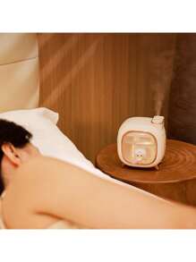 Humidificador en aerosol de gran capacidad para aromaterapia silenciosa con doble pulverización para dormitorio bonito - Blanco - Ver 4