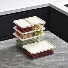 Fridge Organizer, Stackable Refrigerator Organizer Bins With Lids, Fridge Organizers  Clear Storage Bins And Storage Containers For Fruit, Vegetable, Egg Holder - Multicolor - View 3