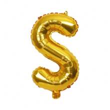 1入組40吋A-Z巨型金色字母氣球生日派對裝飾，Mylar鋁膜字母氣球可自由組合使用 - 彩色 - 查看 20
