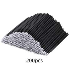 Microaplicadores Descartáveis para Extensões de Cílios - Escovas Aplicadoras Micro Sem Fiapos para Lábios, Varetas de Rímel para Cílios, Dentes, Unhas, Delineador e Cuidados Pessoais (50/100/200/300/500/600/800 peças)
