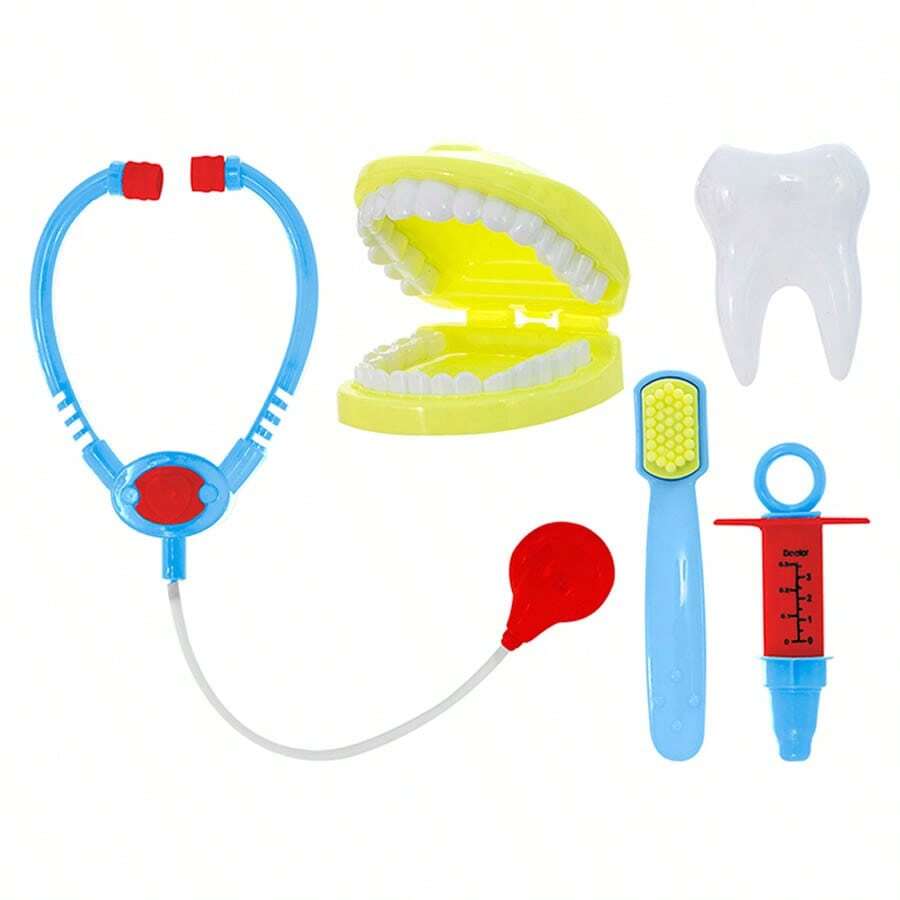 Children's Dentist Kit Pretend Play Doctor Toy - 彩色 - 查看 1