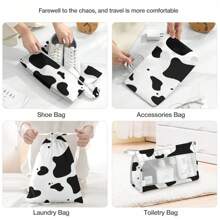 8 Set Travel Essentials, Suitcase Organizer Bags, Packing Cubes, Storage Bag, Travel Organizer Bags, Vacation Essentials, Travel Accessories, Cruise Essentials, Beach Essentials, Purse Essentials, School Supplies, Suitable For Organization And Storage - Con bò - Xem 5