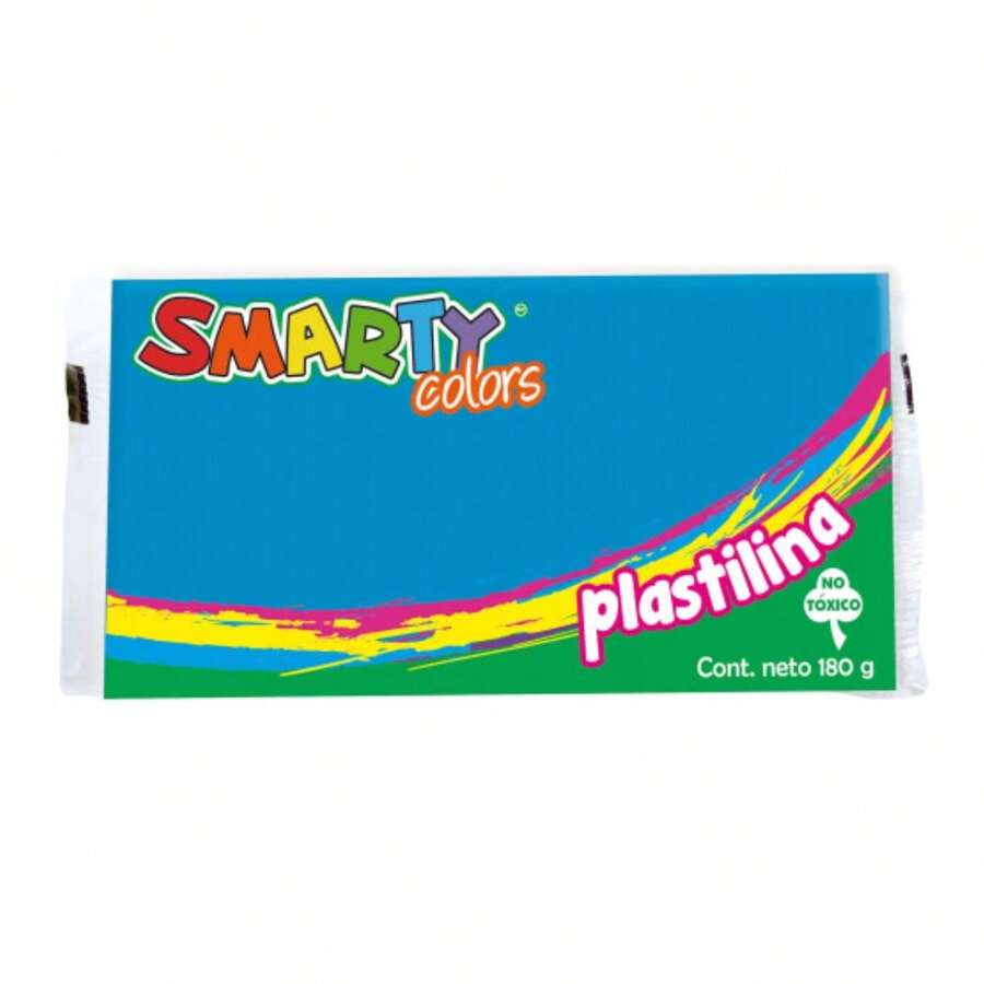 Barra De Plastilina 180g Smarty Todos Los Colores 21 Pack - Multicolor - Ver 1