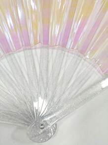 Hand Fans - Baby Pink - View 3