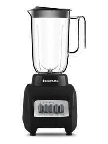 Licuadora  Marca Taurus Modelo Haley  Vaso De Plastico Base Negra Y 4 Velocidades 1l - Negro - Ver 4