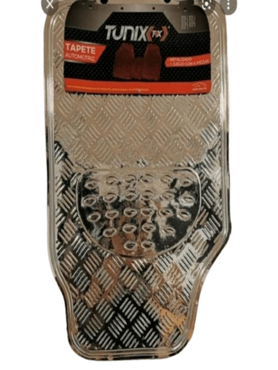 Chrome Car Mats - Silver - View 1