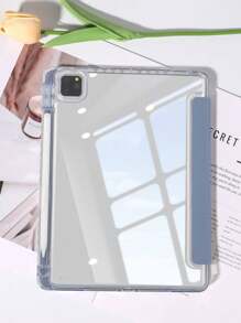 透明亚克力薰衣草色高透光率亚克力后盖平板电脑保护套，兼容 iPad Mini 6/9.7/10.2/10.5/Air 4/Air 5/10.9/Pro 11 英寸/第十代/12.9/Air 11 英寸 (M2)-2024/iPad Air 13 英寸 (M2)-2024/iPad Pro 11 英寸 (M4)-2024/iPad Pro 13 英寸 (M4)-2024/iPad Air 13 (M3 2025)/iPad Air 11 英寸 (M3) 2025/iPad (A16) 11 英寸第十一代 2025 型号，三折支架，内置笔槽，使用前请撕掉保护膜，材质可能存在轻微色差。 - 燻衣紫 - 查看 4