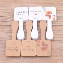 50pcs 10x4cm Paper Card Bracelet Keychain Display Card Handmate With Love Hairpin Earstuds Necklace Card - 10x4cm Necklace Card Packaging Card - View 3