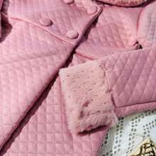 Young Girls Overcoats - 乾枯玫瑰色 - 查看 3