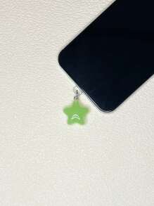 Simple And Cute Luminous Five-Pointed Star Shaped Dust Plug For Mobile Phones And IPads Charging Port - Multicolor - View 6