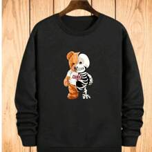 Men Sweatshirts - 黑色 - 查看 1