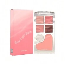 Rom&nd Bare Layer Palette 14g #02 Strawberry Mood - Eye Shadow Cheek Palette - #02 Tâm trạng dâu tây - Xem 1