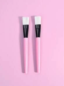 2 piezas Brochas para mascarillas faciales, cepillo de masaje facial, herramienta de belleza para el cuidado de la piel, fácil de usar y portátil - Multicolor - Ver 7