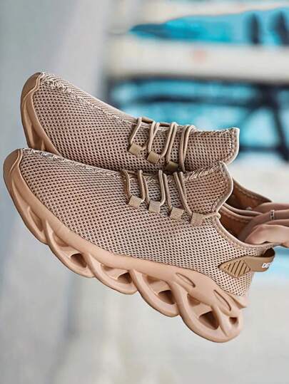 Men's Casual Sport Shoes, Breathable & Comfortable Sneakers, Fashionable Footwear For Daily Wear And Exercise