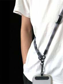 Universal Crossbody Phone Lanyards Strap With Patch Weave Mobile Phone Strap Lanyard Neck Rope Compatible With Cell Phone Hanging Cord Strap - Lanyard - View 3