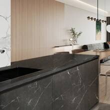 1 Roll Matte Black PVC Waterproof And Moisture-Proof Wallpaper, Perfect For Living Room And Bedroom Wall Renovation And Decoration, With A Color Very Close To Pure Black, Renovation Stickers Peel Wall Panels, Wall Paper, Wallpapers, Spring Decoration Items Refresh Your Home, Festival Decoration Stickers Gifts Birthday Graduation - Black - View 8