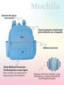 Kids Bag Sets - Màu xanh nhạt - Xem 2