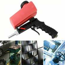 Air Sandblasting Gun Portable Handheld Sandblaster 90psi Gravity Sandblasting Gun Pneumatic Sandblaster Spray Gun For Remove Paint, Stains, Rust & Clean Surfaces - Red - View 5