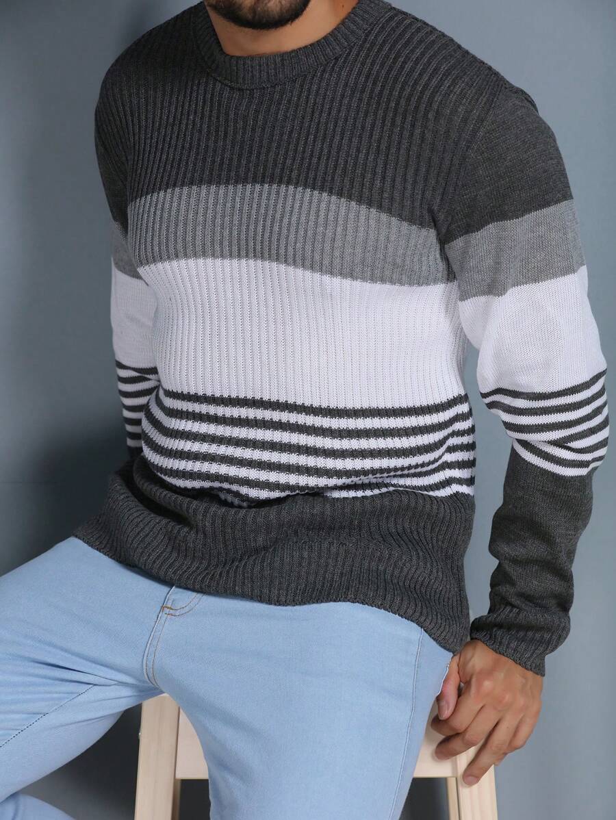 Men Sweaters - Dark Grey - View 1