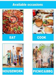 20/100PCS Clear Disposable Aprons Plastic Housework Apron Waterproof Gowns Individually Packing For Cooking Serving Painting Picnic - Transparent - View 10