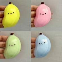Cute Squishy Banana Squeeze Toy - Slime Sensory Fidget,High-Quality Japanese Design, Washable, Slow Rebound Stress Relief Squeeze Toy - Multicolor - View 3