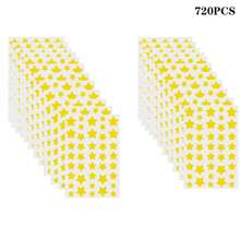Multi-Piece Golden Star Shaped Stickers, Suitable For Party, Gathering And Other Activities (For Decoration Only, Not Cosmetic)