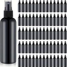 20PCS Spray Bottle Bulk 100ml Plastic Mist Spray Bottles For Essential Oils Fine Mist Sprayer Reusable Refillable Portable Travel Containers For Perfume Cleaning Samples(Black) - Black - View 1