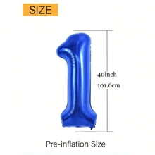 1 pezzo Palloncino numero in milar dorato jumbo da 40 pollici per feste di compleanni di uomini e donne, decorazioni per feste di anniversario, forniture per feste