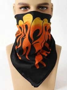 1pc Women Scarves Bohemian Style Vintage Camouflage Print 53cm Bandana Headband, Fashionable Sports Towel And Casual Scarf, Suitable For Outdoor Activities,School Silk Scarves
