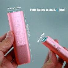 1 个适用于 IQOS ILUMA I ONE 的透明 TPU 荔枝纹保护壳，防滑设计防指纹防刮装饰套，电子烟配件保护套，礼品包装袋礼品包装袋 - 多色-For ILUMA ONE - 查看 4