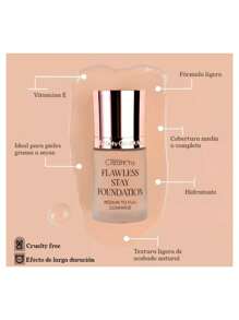 Base Maquillaje Beauty Creations Flawless Stay Tono 1.0  30mL - Beis - Ver 2