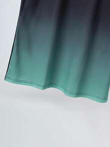 4pcs/Set Teen Boys' Quick Dry Sports T-Shirts, Gradient Color Breathable Mesh Workout Tops For Running, Basketball, Soccer - Multicolor - View 4