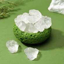 1袋天然透明水晶原石，粗製橙色石英石未經拋光家居花園裝飾飾品 - 白水晶原石 - 查看 4