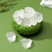 1袋天然透明水晶原石，粗製橙色石英石未經拋光家居花園裝飾飾品 - 白水晶原石 - 查看 5