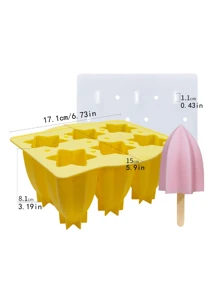 1 pieza, Nuevo molde de silicona para helado casero, molde para helado paleta